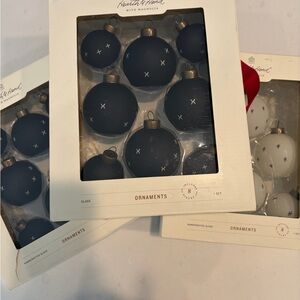 Hearth & Hand Blue and White Holiday Ornaments